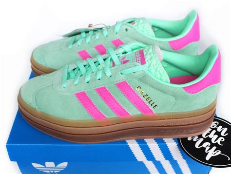 gazelle adidas rosa grün|adidas green gazelle.